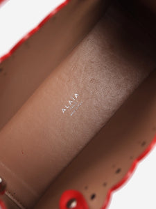 Alaia Red Le Coeur bag