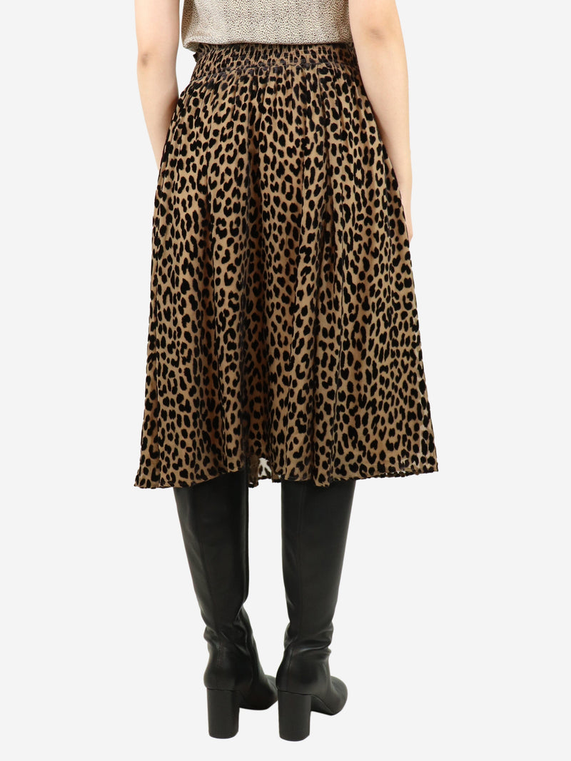 Neutral leopard print midi skirt - size S Skirts Kate Spade 