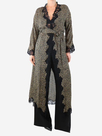 Leopard print Greta dressing gown - size M Dresses Loretta Caponi 