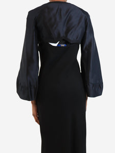 Alexander McQueen Alexander McQueen Black silk shrug - size UK 6