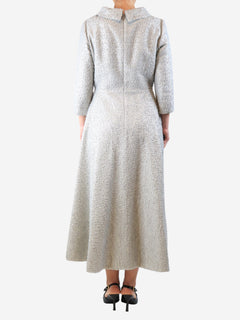Winter sky Blythe midi dress - size UK 12 Dresses Suzannah London 
