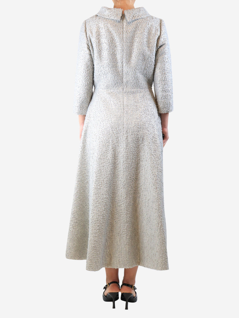 Winter sky Blythe midi dress - size UK 12 Dresses Suzannah London 