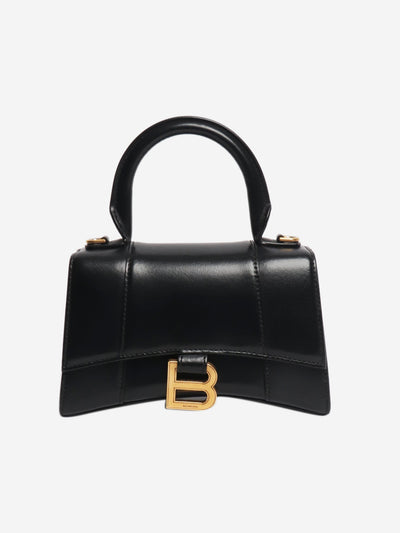 Black Hourglass leather 2way bag Cross-body bags Balenciaga 