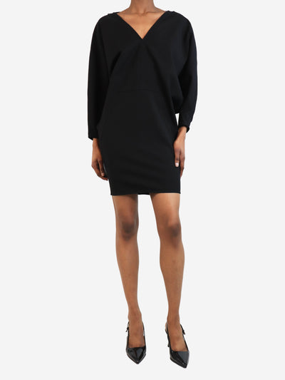 Rick Owens Black Batwing Mini Dress - UK 8 Dresses Rick Owens 