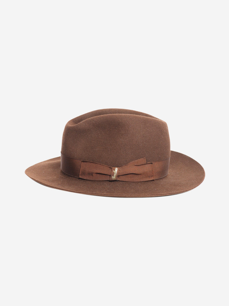 Brown Trilby hat Hats Borsalino 