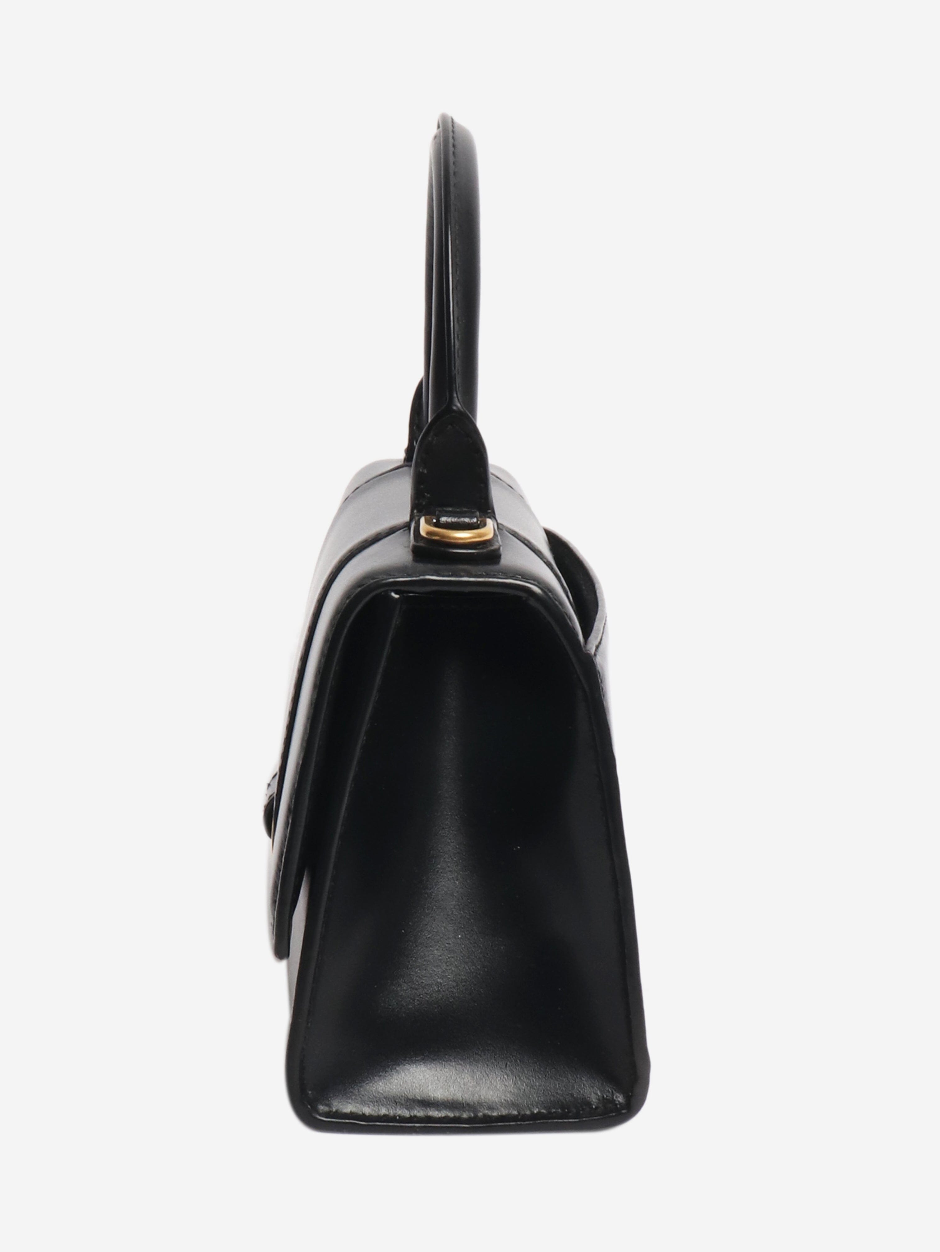 Black Hourglass leather 2way bag Cross-body bags Balenciaga 