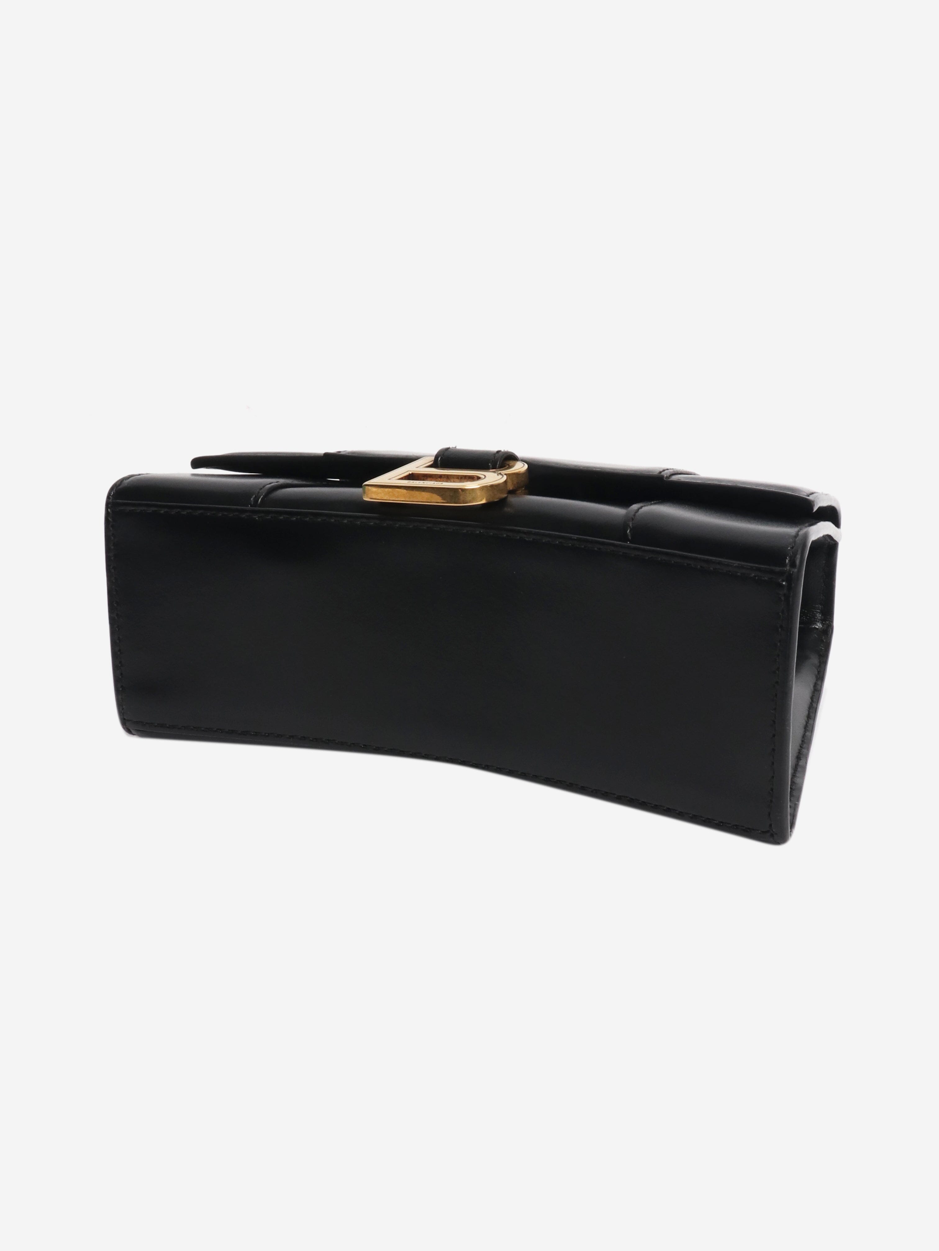 Black Hourglass leather 2way bag Cross-body bags Balenciaga 