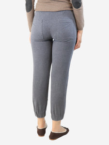 Brunello Cucinelli Grey trackpants with beaded detail - size XS