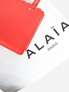 Alaia Red Le Coeur bag