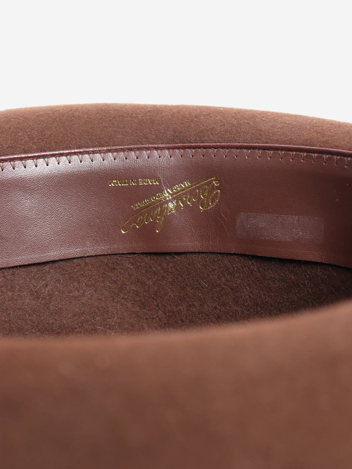 Brown Trilby hat Hats Borsalino 