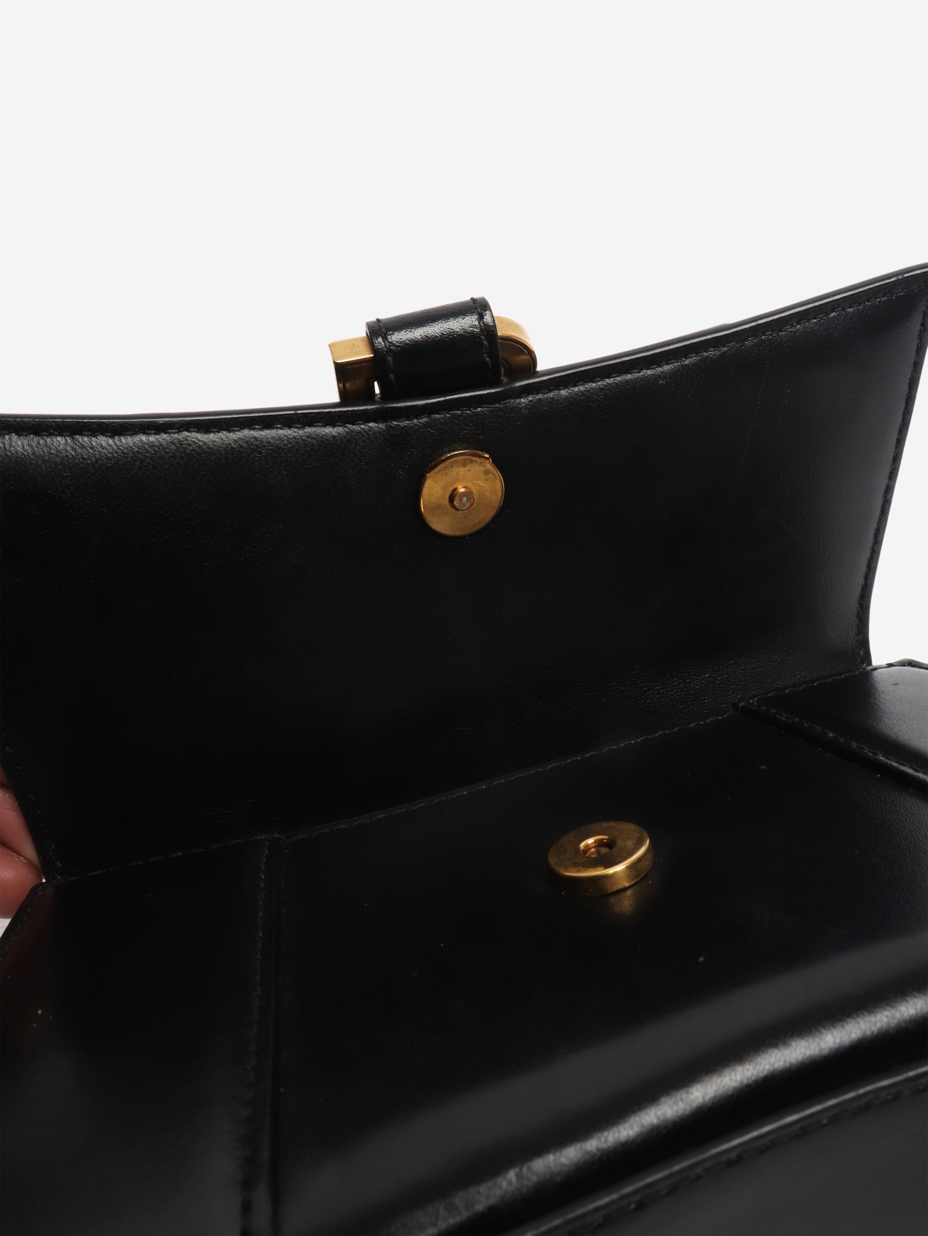 Black Hourglass leather 2way bag Cross-body bags Balenciaga 