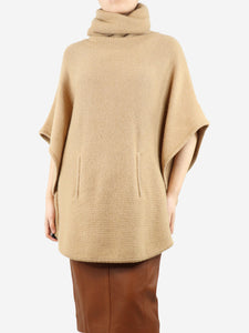 Ralph Lauren Ralph Lauren Camel heavyweight cashmere poncho - size S