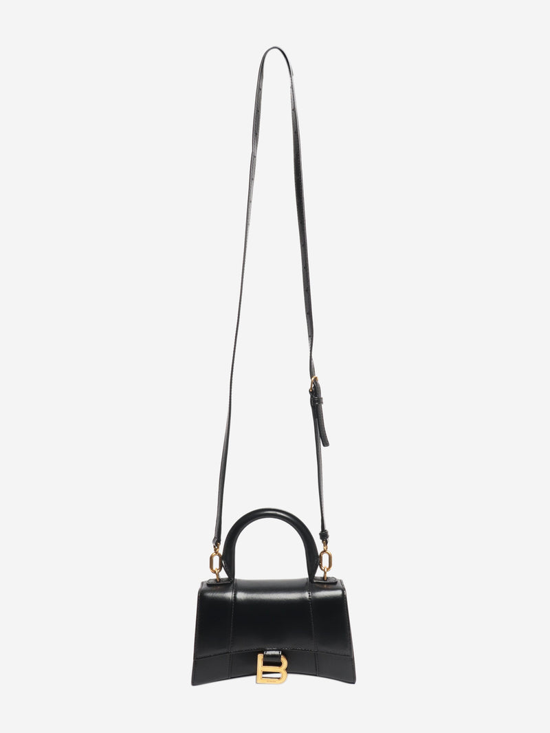 Black Hourglass leather 2way bag Cross-body bags Balenciaga 
