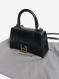 Black Hourglass leather 2way bag Cross-body bags Balenciaga 