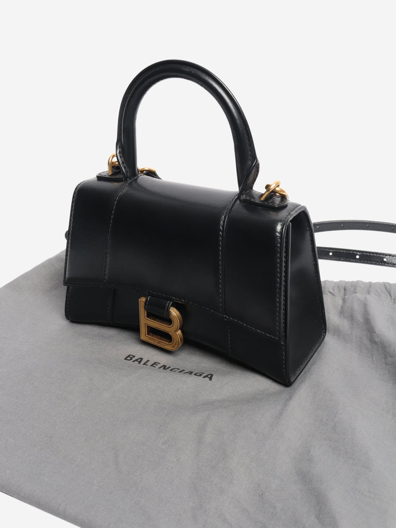 Black Hourglass leather 2way bag Cross-body bags Balenciaga 