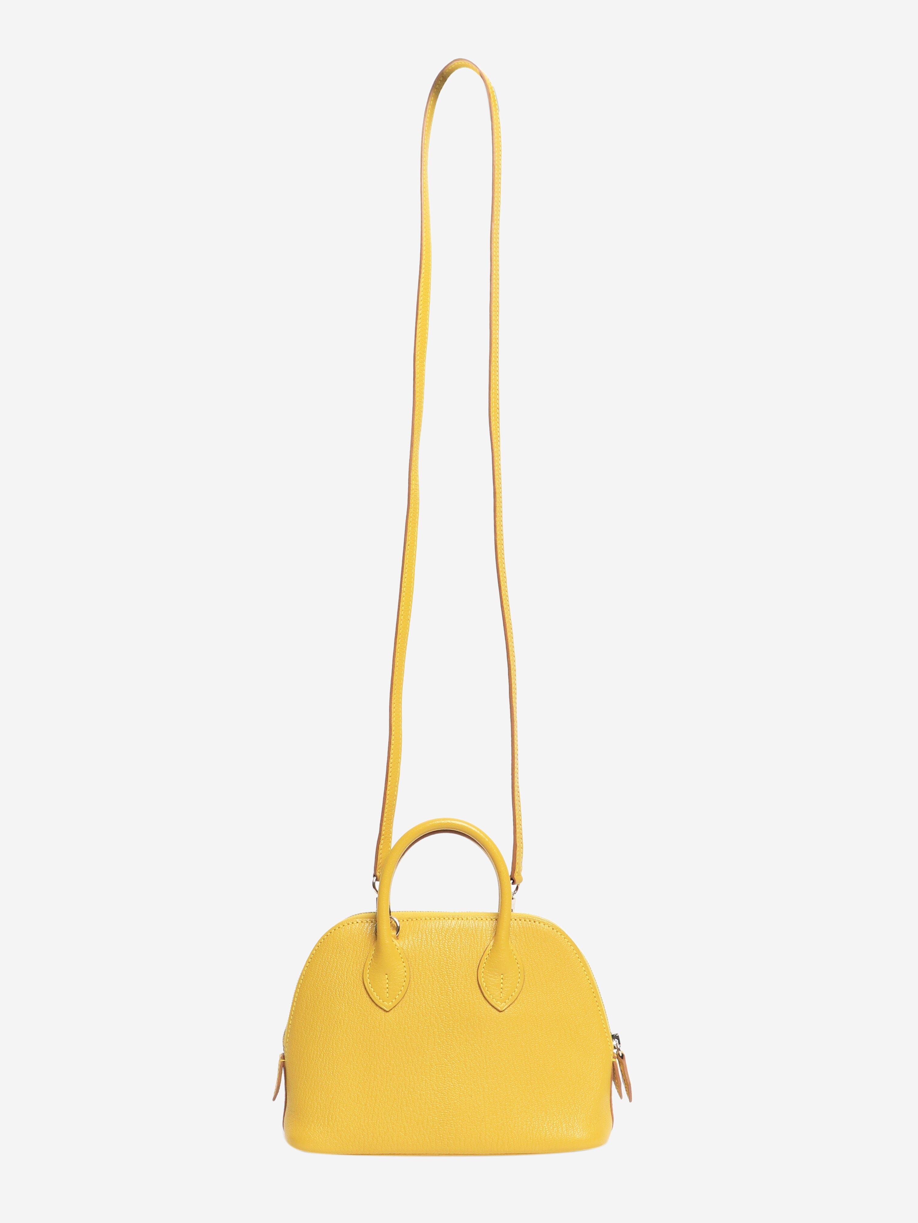Yellow mini Bolide bag Cross-body bags Hermes 