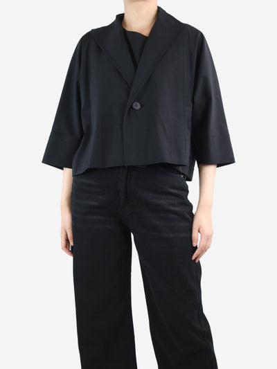 Black cropped blazer - size UK 8 Coats & Jackets Issey Miyake 