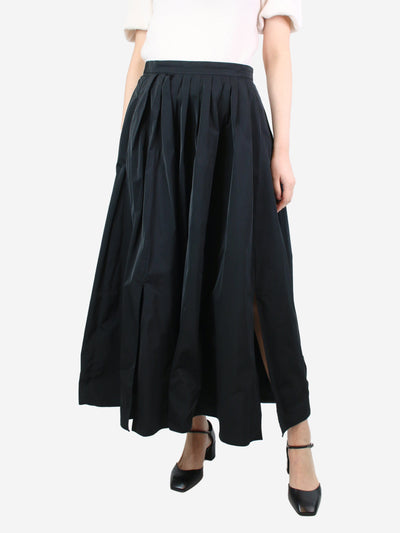 Black nylon pleated skirt - size UK 10 Skirts 'S Max Mara 