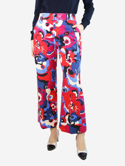 Multicoloured floral trousers - size L Trousers La Double J 