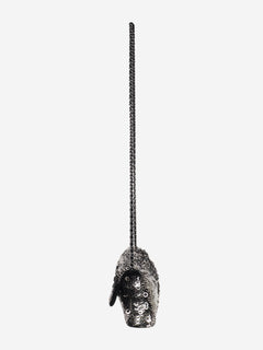 Silver 2020 Sequin Classic Single Flap bag