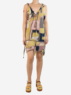 Multi printed strap dress - size UK 8 Dresses Marni 