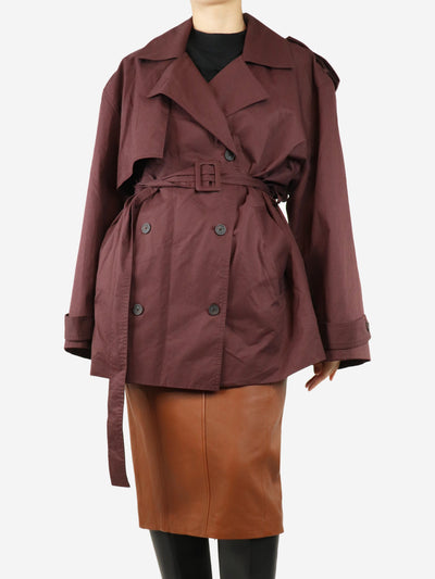 Maroon Gaia trench coat - size One Size Coats & Jackets Marcela 