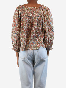 Doen Cream floral printed top - size XS