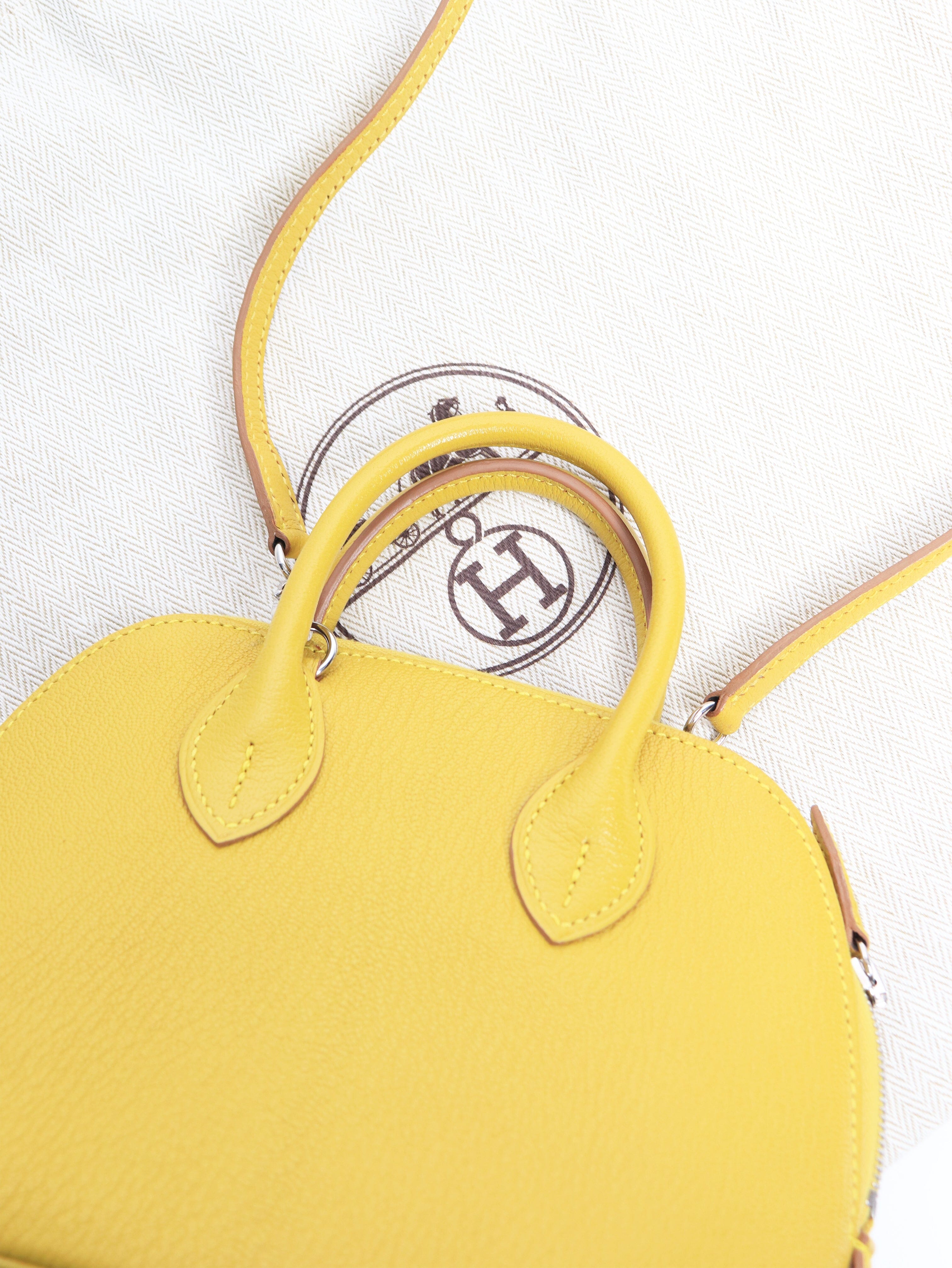 Yellow mini Bolide bag Cross-body bags Hermes 