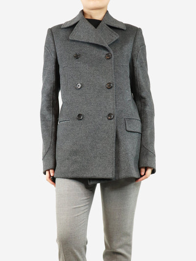 Grey relaxed wool peacoat - size UK 8 Coats & Jackets Joseph 