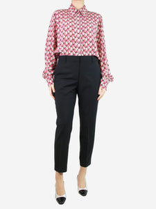 Theory Black tailored trousers - size UK 12