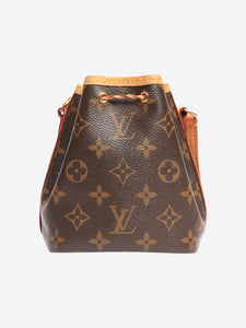 Louis Vuitton Brown Monogram mini drawstring bag