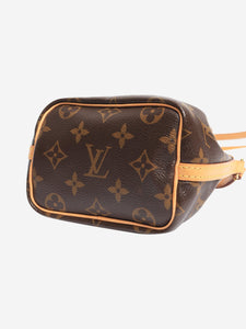 Louis Vuitton Brown Monogram mini drawstring bag