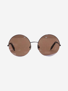 Victoria Beckham Black round sunglasses