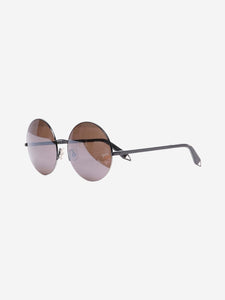 Victoria Beckham Black round sunglasses