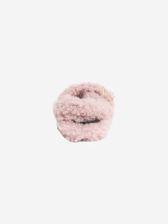 Pink shearling sandals - size EU 40 Flat Sandals Marni 
