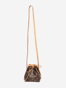 Louis Vuitton Brown Monogram mini drawstring bag