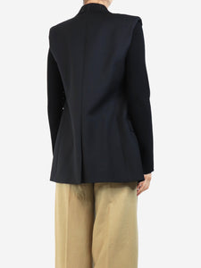 Gabriela Hearst Black sleeveless double-breasted jacket - size UK 10