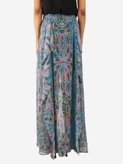 Purple chiffon printed maxi skirt - size S Skirts Acne Studios 