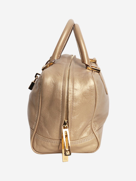 Gold Amazona leather bag alternate image