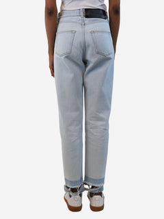 Blue distressed jeans - size UK 8 Trousers Loewe 