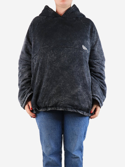Dark grey stone-washed oversized hoodie - size S Tops Martine Rose 