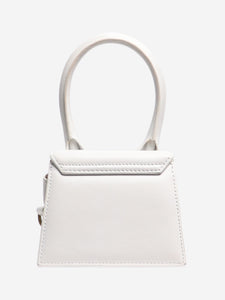 Jacquemus White Mini Chiquito leather cross-body bag