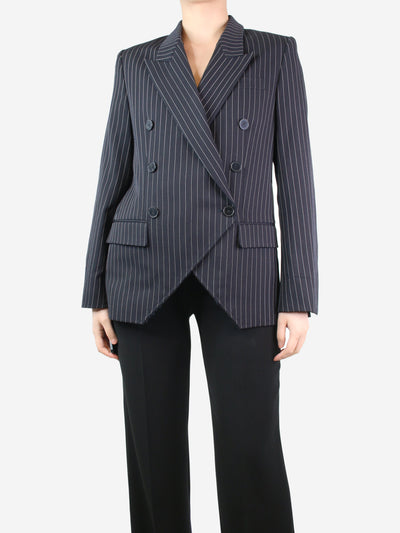 Black double-breasted pinstriped blazer - size UK 8 Coats & Jackets Stella McCartney 