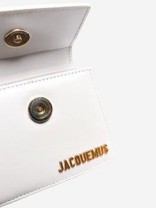 Jacquemus White Mini Chiquito leather cross-body bag