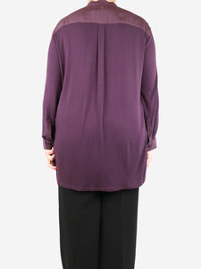 Weekend Max Mara Purple silk blouse - size