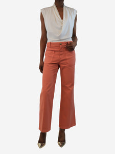 Chloe Coral front-pocket jeans - size UK 8