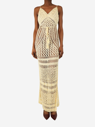Cream crochet maxi dress - size XS Dresses Flook 