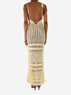 Cream crochet maxi dress - size XS Dresses Flook 
