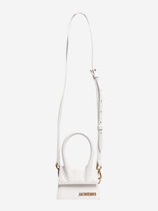 Jacquemus White Mini Chiquito leather cross-body bag