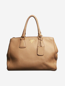 Prada Prada Brown medium leather top handle bag - size